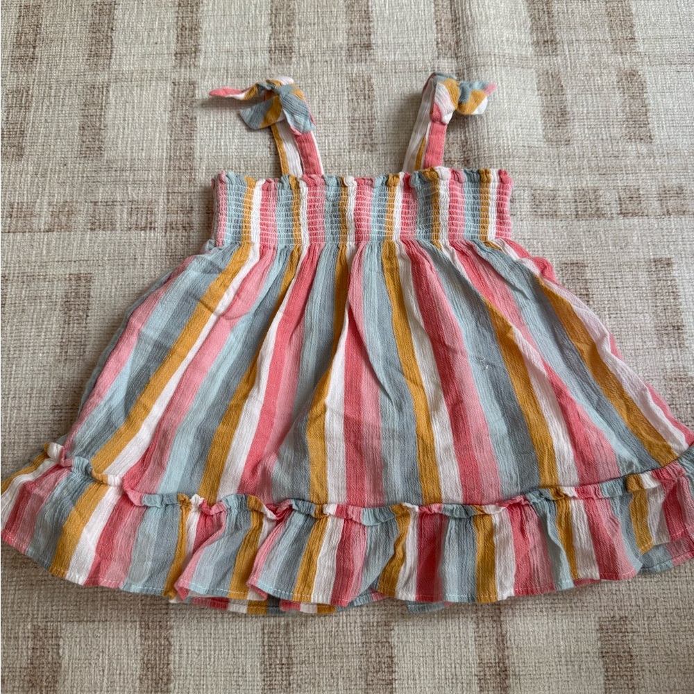 Janie and Jack Multicolor Striped Dress